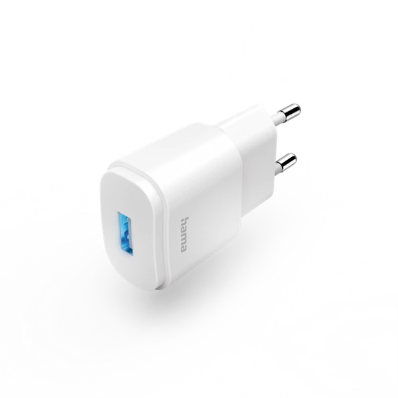 Hama Hálozati töltő - 201645 (1xUSB-A, 5V/1,2A, 6W, LED, fehér)