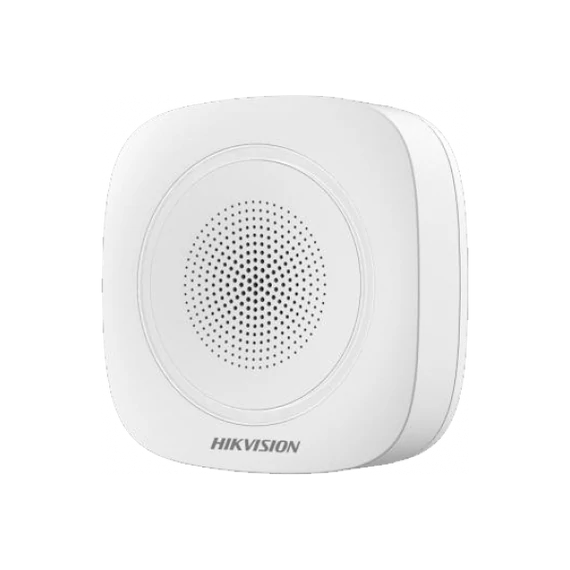 Hikvision AX Pro Sziréna - DS-PS1-I-WE (Beltéri, 110dB, Piros)