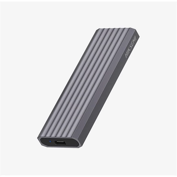 Hikvision HIKSEMI Külső ház 2,5" - USB3.2, Type-C, Alumínium, Ezüst