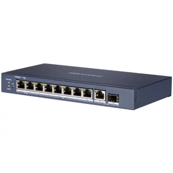 Hikvision Switch PoE - DS-3E0510HP-E (8 port 1000Mbps, 110W, 1xRJ45, 1xSFP)
