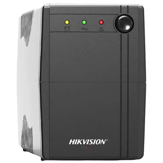Hikvision Szünetmentes  600VA - DS-UPS600 (2 Schuko, line-interaktív, fekete)