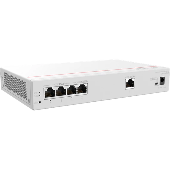 Huawei eKit Engine Gateway 1x1000Mbps (WAN) + 4x1000Mbps (50W POE+ LAN), Asztali - S380-L4P1T