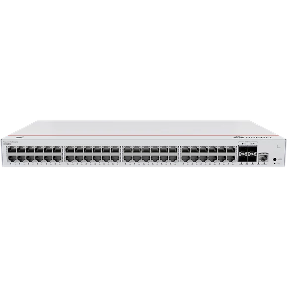 Huawei eKit Switch 48x1000Mbps (380W POE+) + 4x10GE (SFP+) + 1konzol port, iStack, Layer2+ managed, Rackes - S310-48P4X