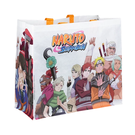 KONIX - NARUTO Shopping Bag M-es 40x45x20cm, Mintás