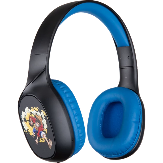 KONIX - ONE PIECE 2.0 Fejhallgató Vezeték Nélküli Bluetooth Gaming Stereo, Mikrofon, Fekete-Kék