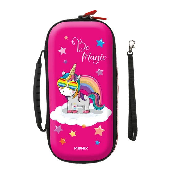 KONIX - UNIK " Be Magic" Nintendo Switch/Lite Utazó Tok, Színes