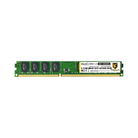 Kingsman Memória Desktop - 4GB DDR3 (1600Mhz, CL11, 1.5V)
