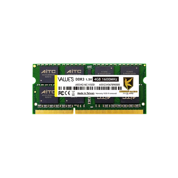 Kingsman Memória Notebook - 8GB DDR3 (1600Mhz, CL11, 1.35V)