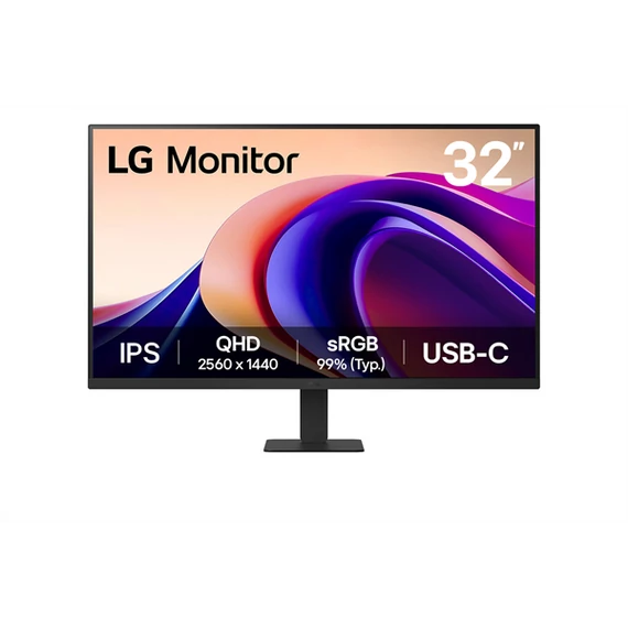 LG IPS monitor 31,5" 32U631A, 2560 x 1440, 16:9, 250 cd/m2, 5ms, HDMI/USB-C, 100Hz