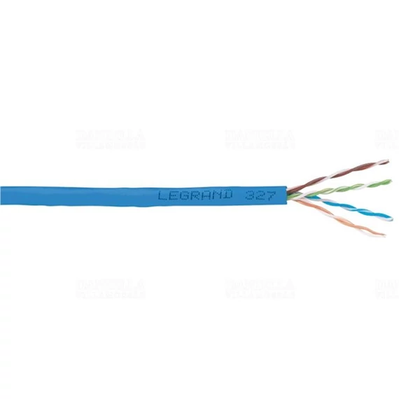 Legrand fali kábel - Cat6, F/UTP, 500m, kék, réz, PVC