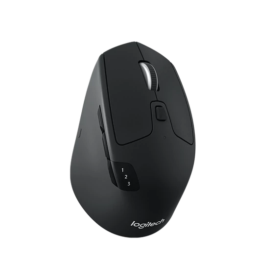 Logitech Egér - M720 Thriatlon (Vezeték nélküli, Bluetooth csatlakozás, 1000 DPI, 8 gomb, fekete)