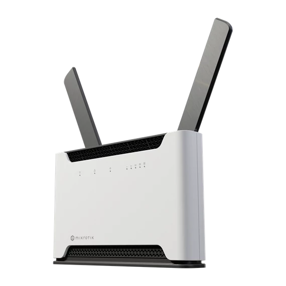 MIKROTIK Wireless Router DualBand, 5x1000Mbps, Chateau PRO ax, WiFi6, Asztali - H53UiG-5HaxQ2HaxQ