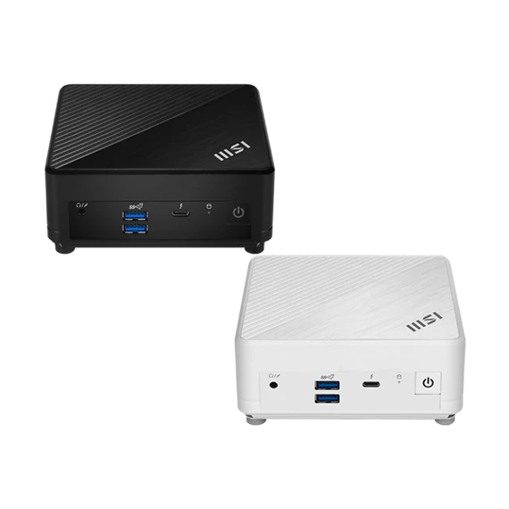 MSI Business DT Cubi 5 12M-406BEU, i5-1235U, Iris XE, M.2 NVME, 2,5" SATA, 4xUSB, Thunderbolt 4, HDMI, DP, 2xRJ45, Black