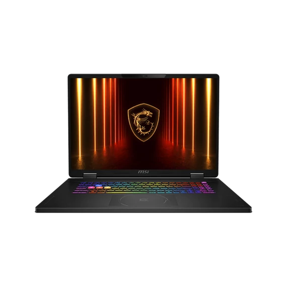 MSI Gaming NB Crosshair A18 HX A8WFKG 18" QHD+, Ryzen 9 8945HX, 32GB, 1TB, RTX 5060  8GB, NoOS, Fekete