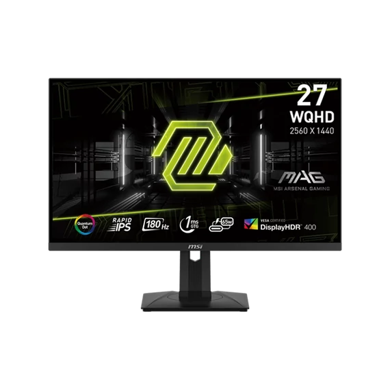 MSI Monitor GAMING MAG 274QRF QD E2 Rapid IPS 27" WQHD 2560x1440, 1000:1 CR, 400cd/m2, 1ms, 180Hz, DP, 2x HDMI, USB-C