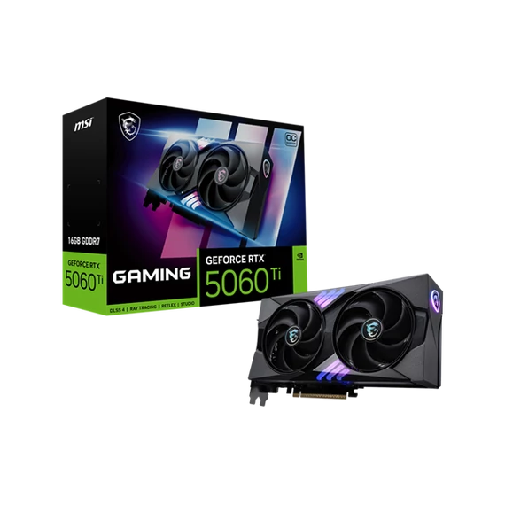 MSI Videokártya PCI-Ex16x nVIDIA RTX 5060 Ti GAMING 16GB DDR7 OC