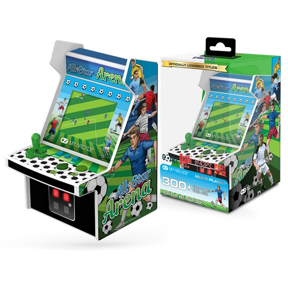 MY ARCADE Játékkonzol All-Star Arena 300+ Micro Player Retro Arcade 6.75" Hordozható, DGUNL-4125