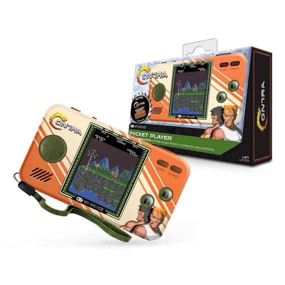 MY ARCADE Játékkonzol Contra 2in1 Premium Edition Pocket Player Hordozható, DGUNL-3281