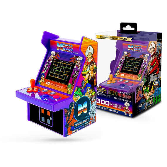 MY ARCADE Játékkonzol Data East 300+ Micro Player Retro Arcade 6.75" Hordozható, DGUNL-4124