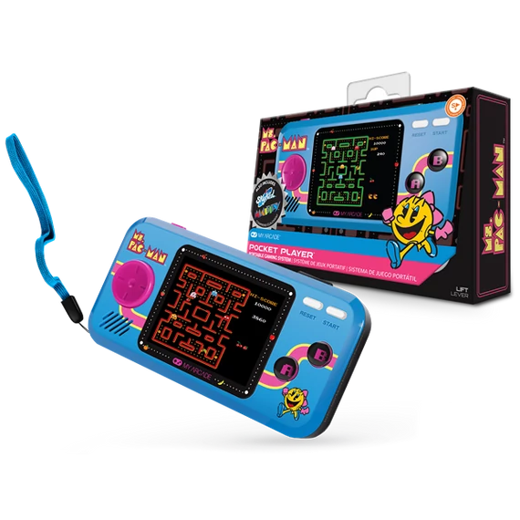 MY ARCADE Játékkonzol Ms. Pac-Man 3in1 Pocket Player Hordozható, DGUNL-3242