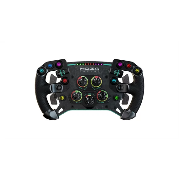Moza Racing kiegészítő - GS V2P GT Kormánykerék (Dual Clutch, RGB, 300mm, alcantara)