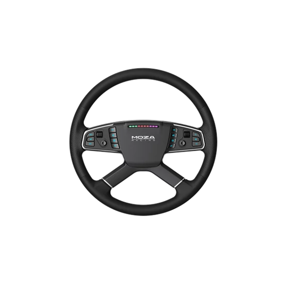 Moza Racing kiegészítő - TSW Kormánykerék (Kamion változat, RGB, 400mm)