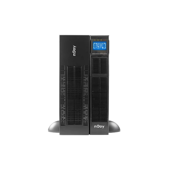 NJOY Szünetmentes 10000VA - Balder 10000 (On-line, RS232, USB, szoftver, LCD kijelző, 3U rack)