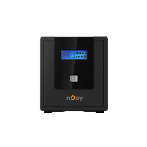NJOY Szünetmentes  1000VA - Cadu 1000 (2 Schuko, line-interaktív, USB menedzsment, RJ11/45 vonalvédelem(1Gb/s), fekete)