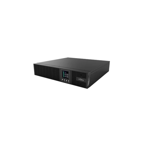 NJOY Szünetmentes 2000VA - Aster 2K (8x IEC C13, On-line, RS232, USB, szoftver, LCD kijelző, 2U rack)
