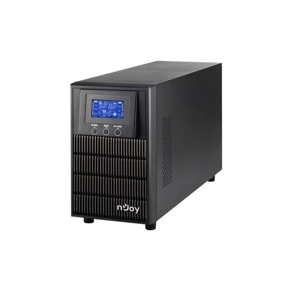 NJOY Szünetmentes  2000VA - Aten Pro 2000 (3 Schuko, USB/RS-232, On-line, szinuszhullám, generátor támogatás, Eco mód)