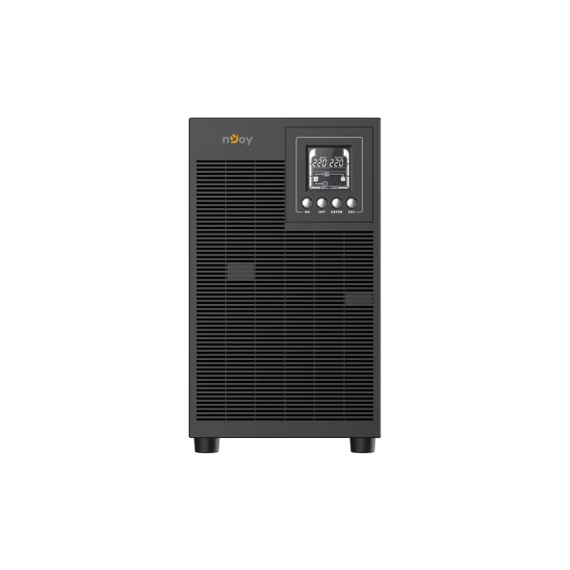 NJOY Szünetmentes  3000VA - Echo Pro 3000 (4 Schuko, RS-232, On-line, szinuszhullám, generátor támogatás, fekete)