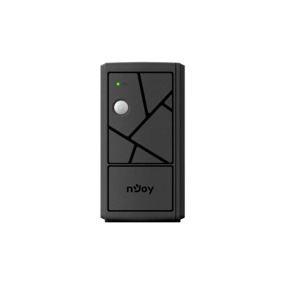NJOY Szünetmentes  600VA - Keen 600 (2 Schuko, line-interaktív, RJ11/45 vonalvédelem, fekete)