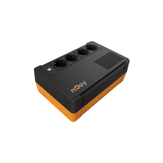 NJOY Szünetmentes  600VA - Soter 600 (4 Schuko kimenet, USB, AVR, line-interaktív, fekete)