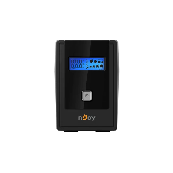 NJOY Szünetmentes  650VA - Cadu 650 (2 Schuko, line-interaktív, USB menedzsment, RJ11/45 vonalvédelem(1Gb/s), fekete)