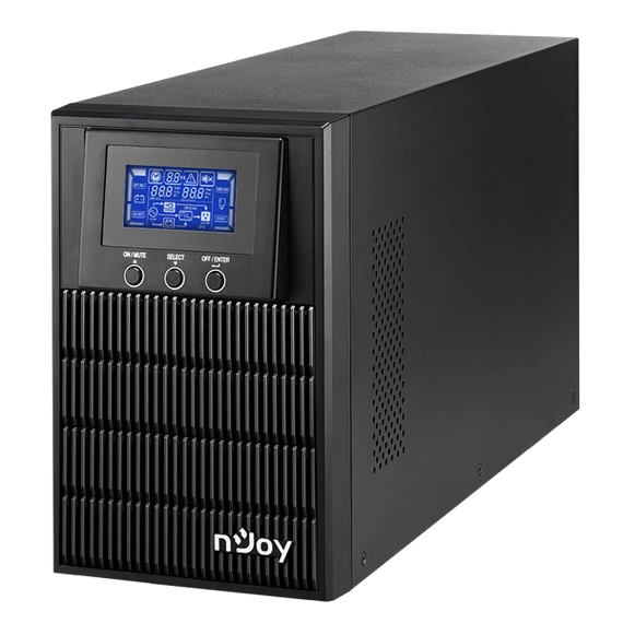 NJOY Szünetmentes ATEN PRO 1000, 1000VA, 900W, Online, LCD display