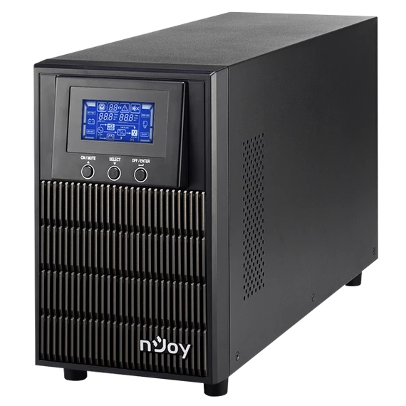 NJOY Szünetmentes ATEN PRO 2000, 2000VA, 1800W, Online, LCD display
