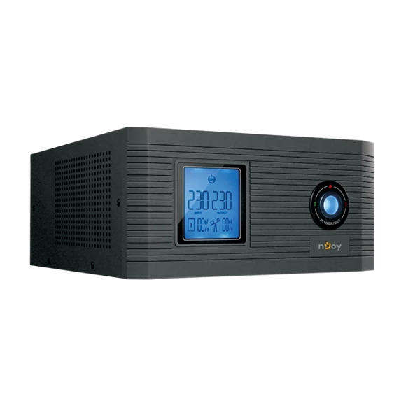 NJOY Szünetmentes Aira 600, 600VA, 500W, Line-Interactive, LCD display