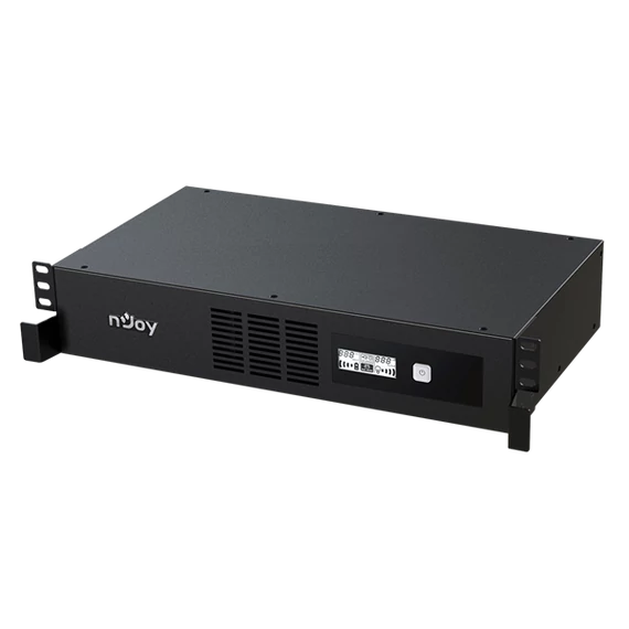 NJOY Szünetmentes Code 800, 800VA, 480W, Line-Interactive, rack (2U), LCD display
