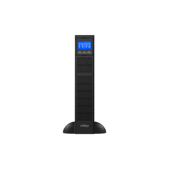NJOY Szünetmentes Balder 3000, 3000VA, 2700W, Online rack (2U), LCD display
