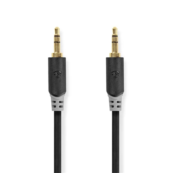 Nedis CABW22000AT10 sztereo audió kábel 3,5mm sztereo jack dugó - dugó,  aranyozott,  1 m