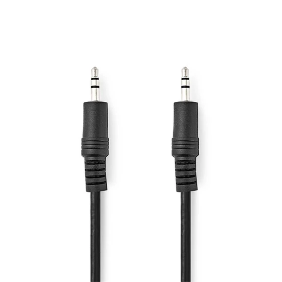 Nedis CAGL22000BK15 sztereo audio kábel, 3,5 mm jack dugó - 3,5 mm jack dugó, 1,5 m
