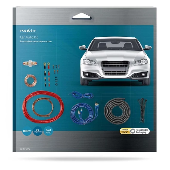 Nedis CKIT910VA autós audiocsatlakozókészlet 800 W
