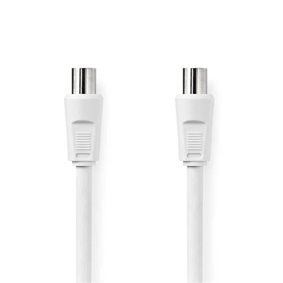 Nedis CSGL40000WT15 koax kábel, IEC (koaxiális) dugó IEC (koaxiális) hüvely Nikkelezett 90 dB 75 Ohm Dupla árny. 150m