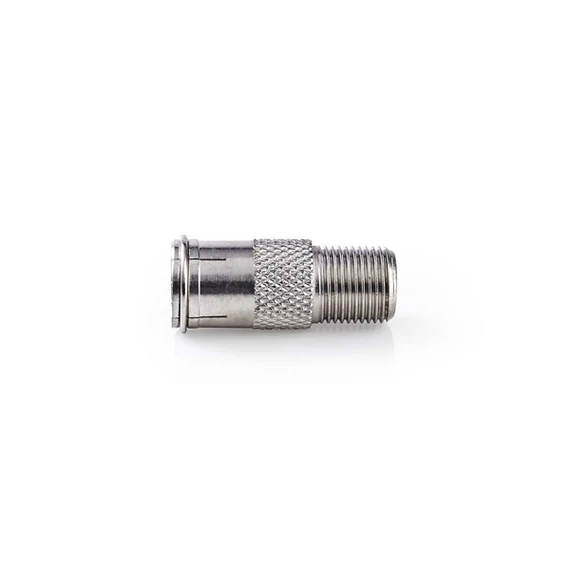 Nedis CSGP41956ME műholdas és antenna adapter, 10 db, F Férfi Gyors, F Nő,  Nikkelezett, 75 Ohm,  Egyenes, Fém, Ezüs
