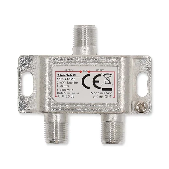 Nedis F elosztó, 5 - 2400 MHz | 6,5 dB, SSPL210ME