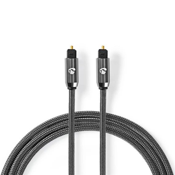 Nedis Profigold CATB25000GY10 optikai kábel, toslink, 1m