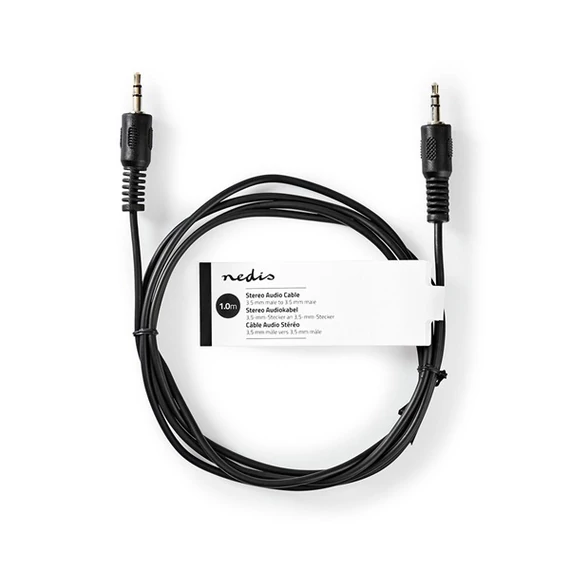Nedis CCGL60600BK10 USB A - USB C (USB-C) kábel, USB2.0, 15W, hossz 1m