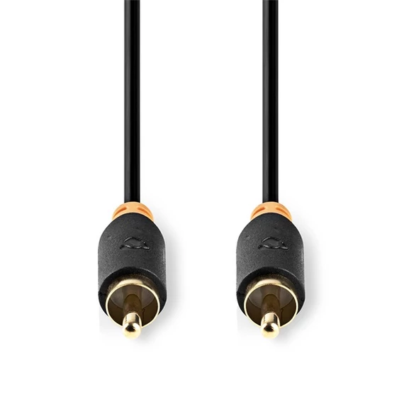 Nedis digitális koax kábel, 2 x aranyozott RCA, hossz 2m, CABW24170AT20
