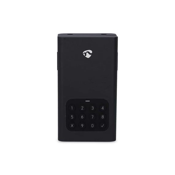 Nedis BTHKB10BK smartlife kulcs széf, Bluetooth®, IPX5, 2 x AA elem (nem tartozék), rozsdamentes acél kulcsszéf