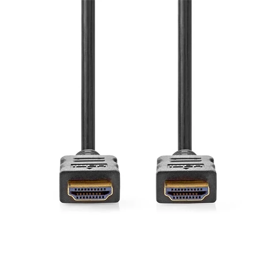 Nedis CVGL34060BK200 ultra HD HDMI kábel, HDMI dugó - dugó, 4K@60Hz, ARC, 18 Gbps, aranyozott csatlakozók, hossz 20m